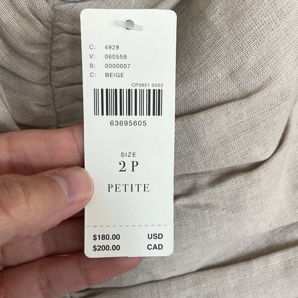 NWT Summer Ruched Midi Dress - Anthropologie - Picture 7 of 11